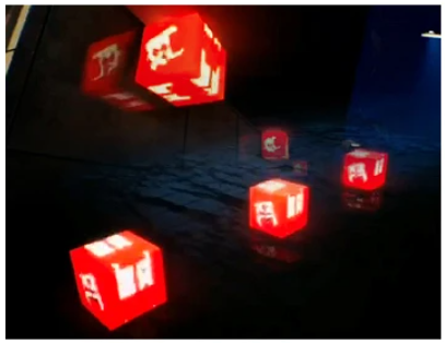 Rotating Rubik's Cube Screen (Cube LED)-Shopping mall - 03