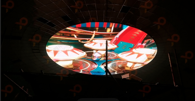 pie-shaped LED display-Stage performance