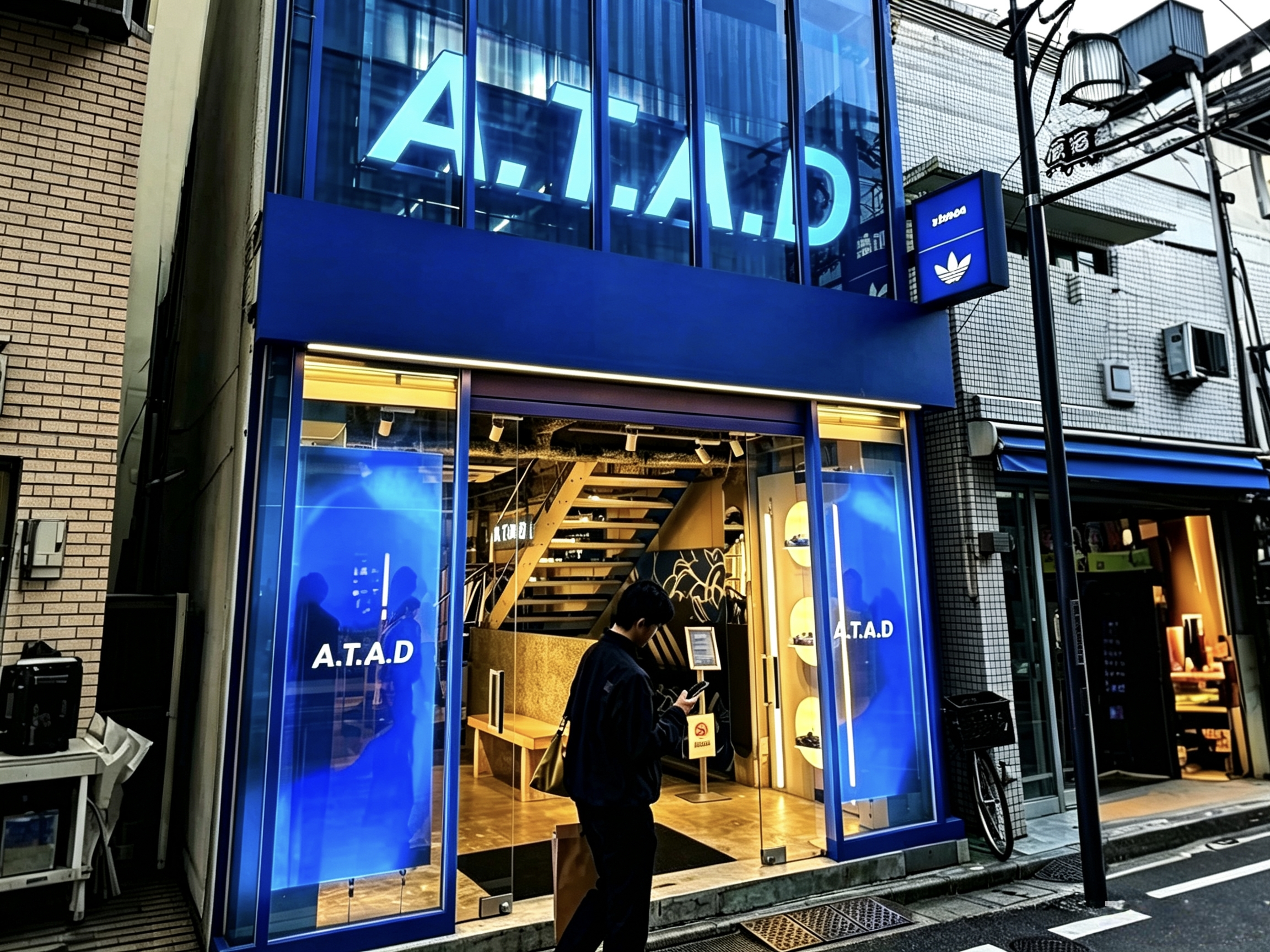 ATAD Shop Window Project | P3.91 Transparent LED Screen Suspended Installation